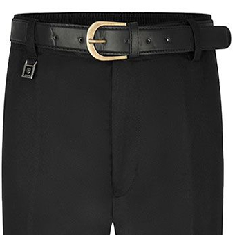 boys black school trousers zeco belt
